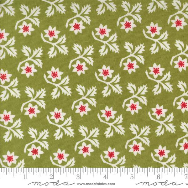 Buon Natale - Pine Woodcut Christmas Flower