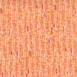Carolina Lilies - Modern Floral Dashed Stripe Peach - More Details