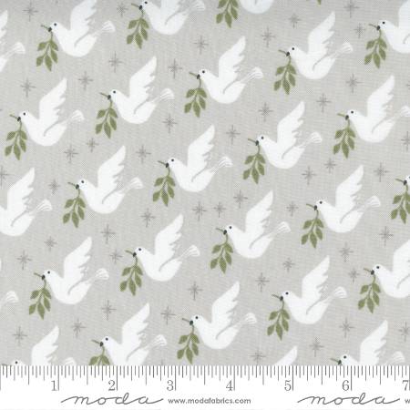 Christmas Morning Lovey Dovey Bird Dove Peace - Silver