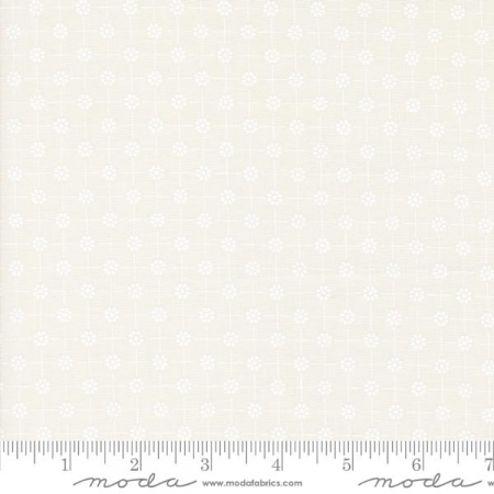 Cottage Charm - Porcelain White Pixie Dots