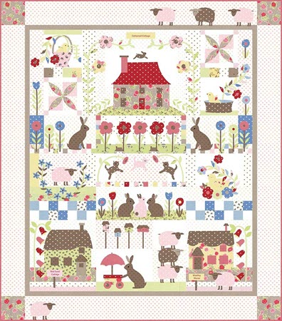 Cottontail Cottage Quilt Kit Includes Backing Sew Creative