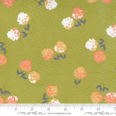 Cozy Up Clover Floral Autumn Fall - Moss