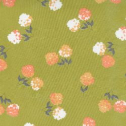 Cozy Up Clover Floral Autumn Fall - Moss - More Details