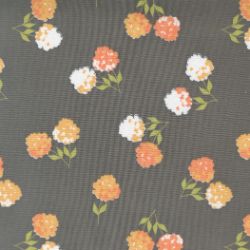 Cozy Up Clover Floral Autumn Fall - Grey Skies - More Details