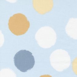 D is for Dream - Flannel Blue Large Polka Dot - More Details