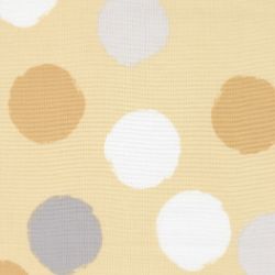 D is for Dream - Flannel Yellow Large Polka Dot - More Details