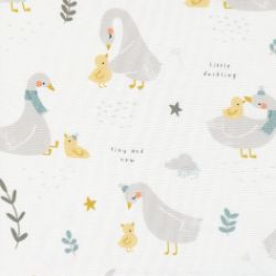 Little Ducklings Little Ducklings Baby Pastel Nursery Duck Goose Storybook - White - More Details