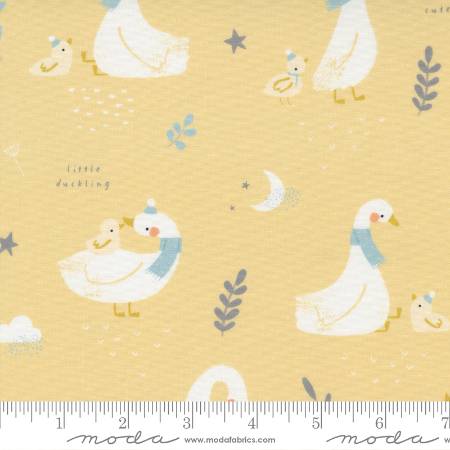 Little DucklingsLittle Ducklings Baby Pastel Nursery Duck Goose Storybook  - Mustard