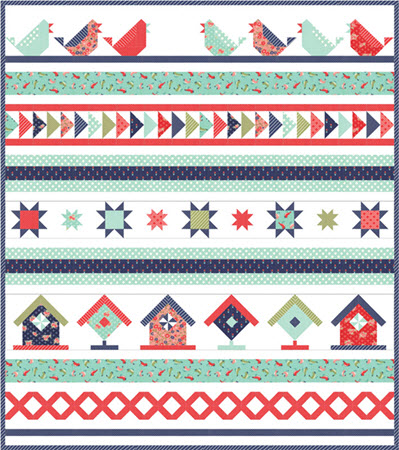 Song Bird Kit featuring Early Bird fabric by Bonnie & Camille - SAVE 10% During our BLOWOUT SALE!