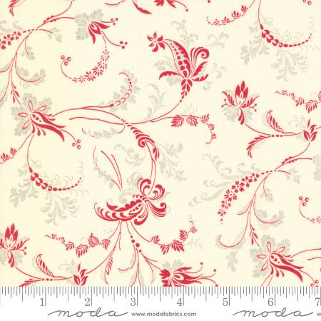 Collections Etchings - Serene Scroll Parch Red
