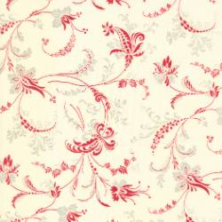Collections Etchings - Serene Scroll Parch Red - More Details