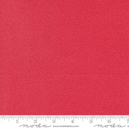 Collections Etchings - Patient Paisley Red