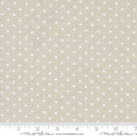 3 Sisters Fav Vintage Linens - Silver Perfect Dot