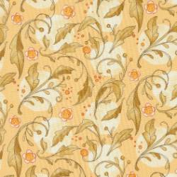 Forest Frolic - Butterscotch Swirly Leaves - More Details