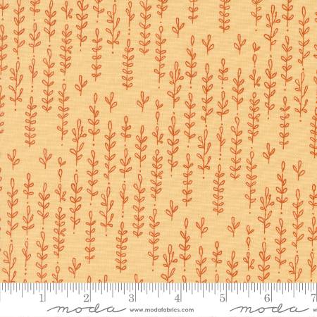 Forest Frolic - Butterscotch Leafy Lines
