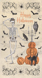 Ghostly Greetings - Parchment Panel - More Details