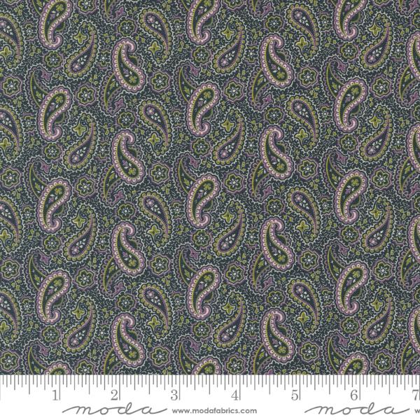 Goodnight Irene - Graphite Arthur's Tie Paisley