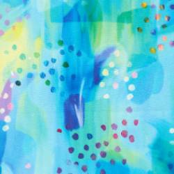 Gradients Auras - Watercolor Collage Dots Turquoise - More Details