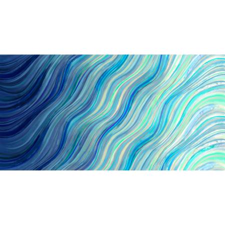 Gradients Auras - Watercolor Wave Ombre Sapphire