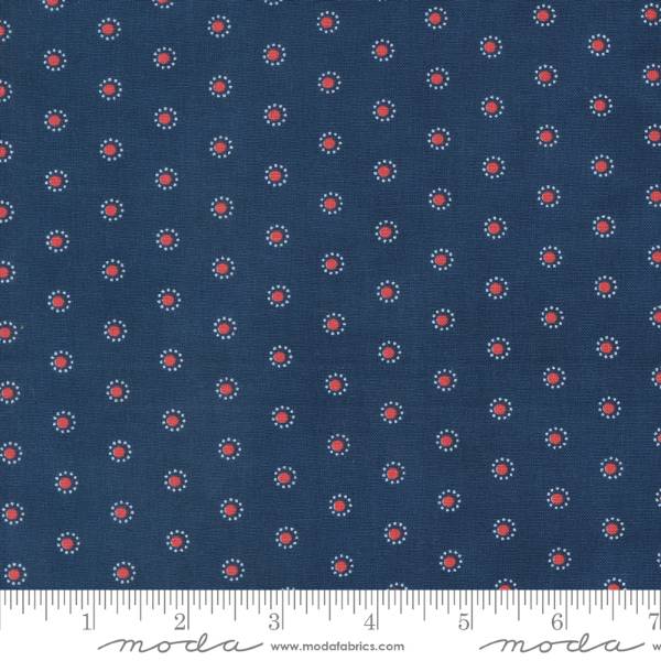 Grand Haven  - Navy Dotted Dot