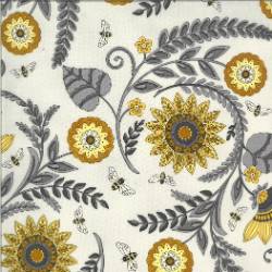 Bee Grateful - Sunflower Garden Dove Grey - More Details