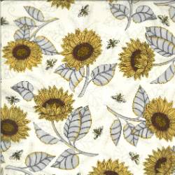 Bee Grateful - Sunflower Studies Parchment - More Details