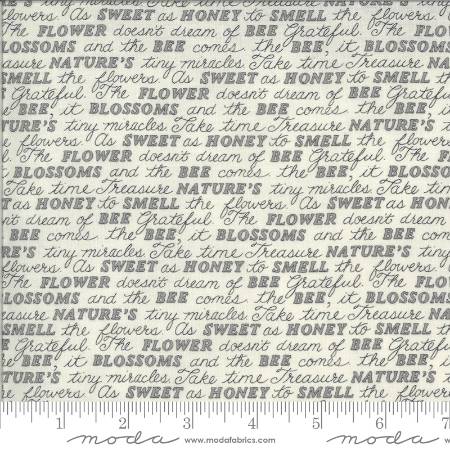 Bee Grateful - Sweet Words Dove Grey