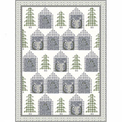 Into the Woods Quilt Kit featuring Hearthside Holiday Brushed - More Details