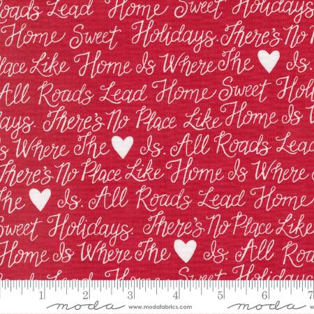 Holidays At Home - Berry Red Holiday Text
