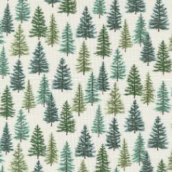 Holidays At Home - Snowy White Evergreen Forest - More Details