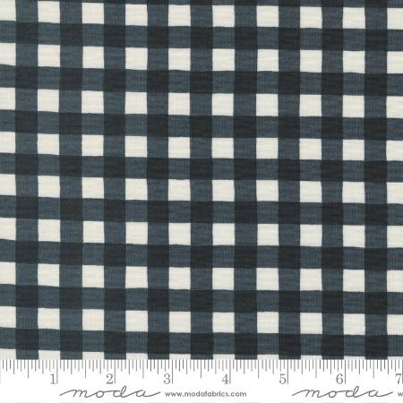 Holidays At Home - Charcoal Black Farmhouse Gingham