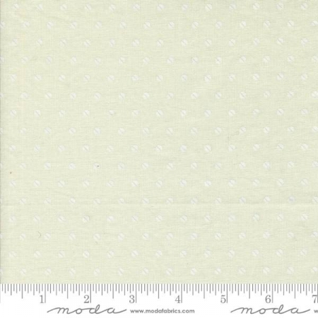 Hollyhocks & Roses - Jasmine White Seed Dots