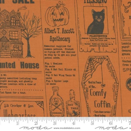 Home Sweet Haunt - Pumpkin Vintage Newspaper