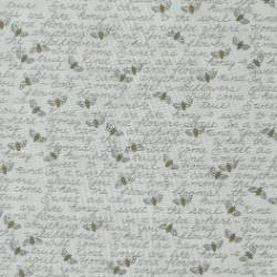Honey Lavender - Kind Words Text And Words Bees Dove Grey - More Details