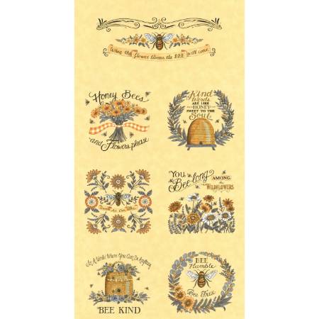Honey Lavender - Honey Lavender Panel 24" x 44" Honey