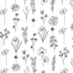 Illustrations - Floral Doodle Paper - More Details