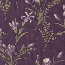 Iris Ivy - Plum Large Floral - More Details