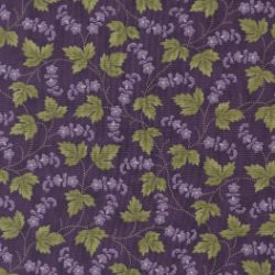 Iris Ivy - Plum Ivy Covered Floral - More Details