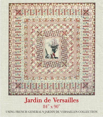 13811 12 Pearl MODA Fabric ~ JARDIN DE VERSAILLES~ French General by 1/2 yd 