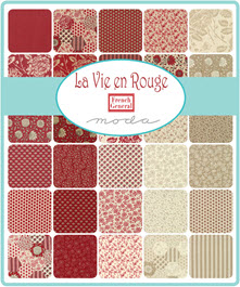 La Vie En Rouge by French General for Moda Fabrics