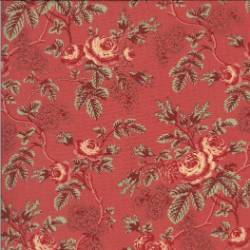 La Rose Rouge Collection Perpetue Roche Rouge Red Cream Yardage Designed by French General for Moda Fabrics 100/% Cotton #13887 22
