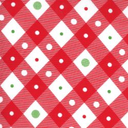 Merry Bright - Merry Plaid - Poinsettia Red - More Details