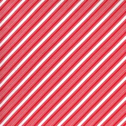 Merry Bright - Merry Stripe -Poinsettia Red - More Details