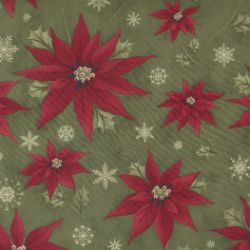 Poinsettia Plaza - Holly Festive Floral - More Details