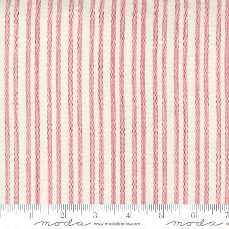 Prairie Days - Country Stripe Milk White Red