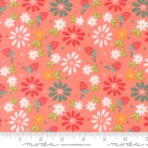 Raspberry Summer - Carnation Spring Berries Floral