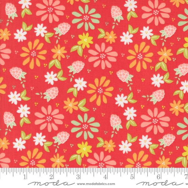 Raspberry Summer - Raspberry Spring Berries Floral