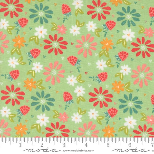 Raspberry Summer - Mint Spring Berries Floral