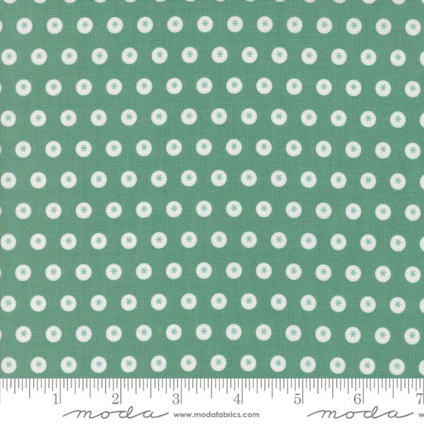 Raspberry Summer - Teal Dots