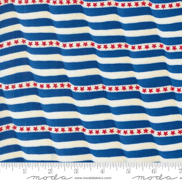 Red White and Bloom - Midnight Blue Waving Flag